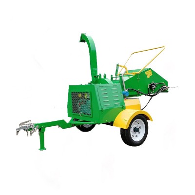 wood chipper with 22hp diesel engine