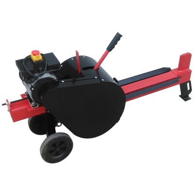 flywheel mechanical wood splitting machine with electric motor